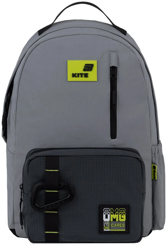 Mokyklinė kuprinė paaugliams Kite, pilka, 13-17 m.