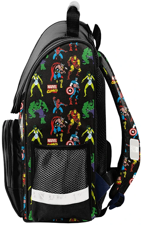 Mokyklinė kuprinė Paso Avengers, juoda