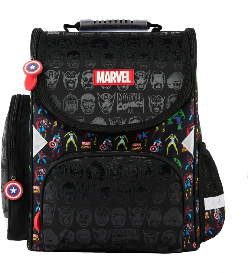 Mokyklinė kuprinė Paso Avengers, juoda