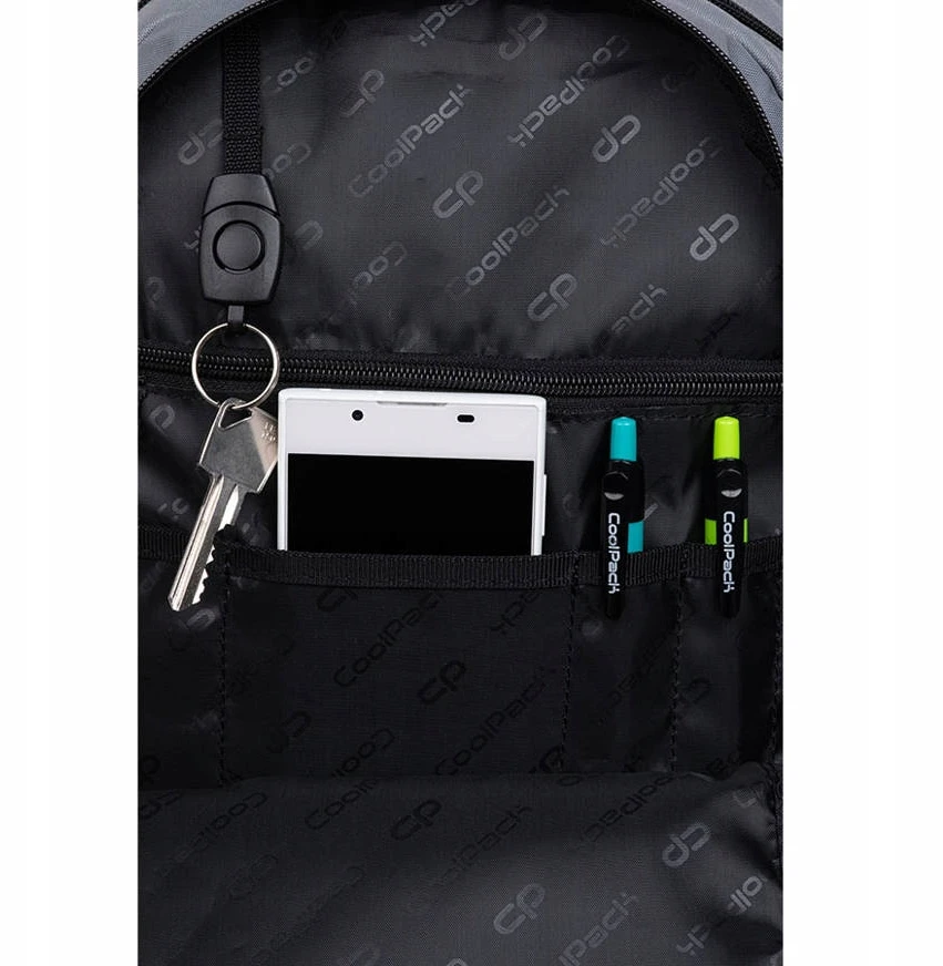 MOKYKLINĖ KUPRINĖ PILKA COOLPACK COOL PACK POVEIKIS 4-6 KLASĖS BERNIUKUI 5 XL