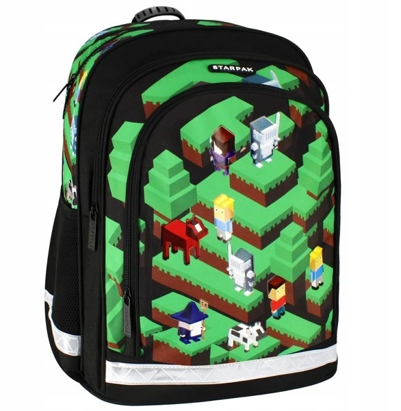 Mokyklinė kuprinė Starpak Pixel Game Diagonal