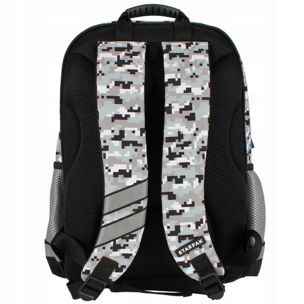 Mokyklinė kuprinė Starpak Pixel Pilkas 527188