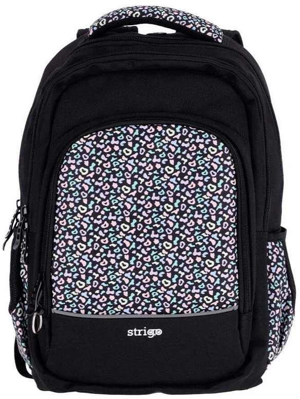 Mokyklinė kuprinė Strigo Misty Juoda Pastel