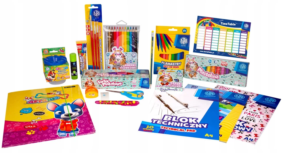 Mokyklinė rinkinys Astra Dogs L, 21 elementas