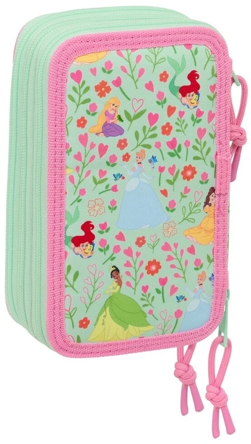 Mokyklinė trūsa - SAFTA - Disney princesės Bloom - 37 priemonės komplekte - Daugiakampis - Vaikams nuo 5 iki 14 metų