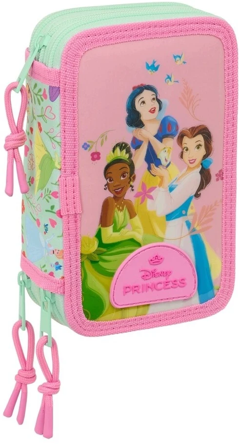 Mokyklinė trūsa - SAFTA - Disney princesės Bloom - 37 priemonės komplekte - Daugiakampis - Vaikams nuo 5 iki 14 metų