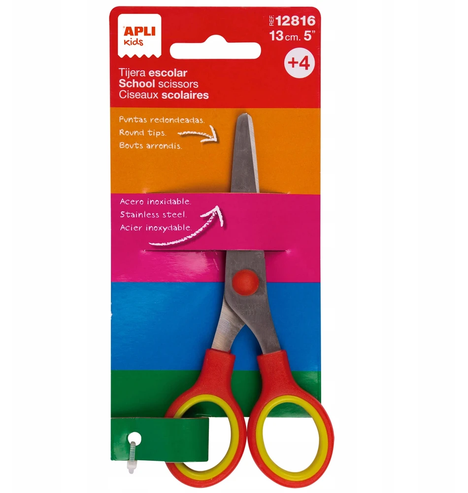 Mokyklinės žirklės 13 cm - Apli Kids