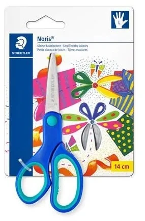 Mokyklinės žirklės kairiarankiams Staedtler Noris Club, 14 cm