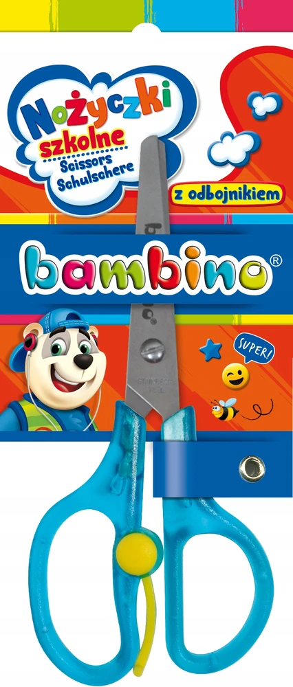 Mokyklinės žirklės su buferiu BAMBINO - ST-MAJEWSKI