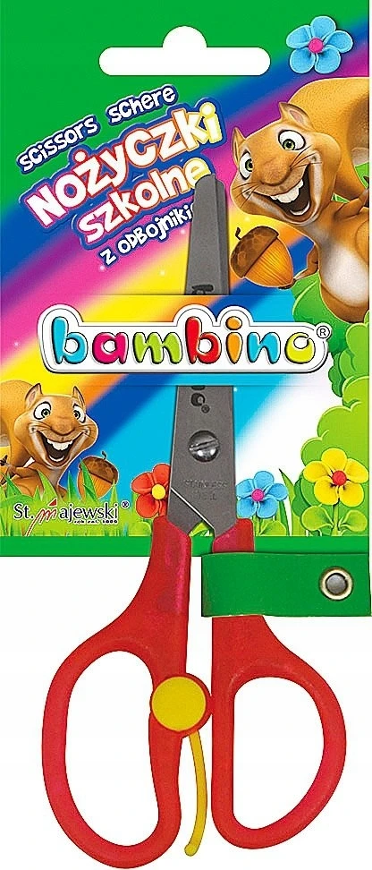 Mokyklinės žirklės su buferiu BAMBINO - ST-MAJEWSKI