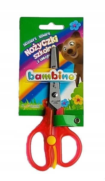 Mokyklinės žirklės su buferiu BAMBINO - ST-MAJEWSKI