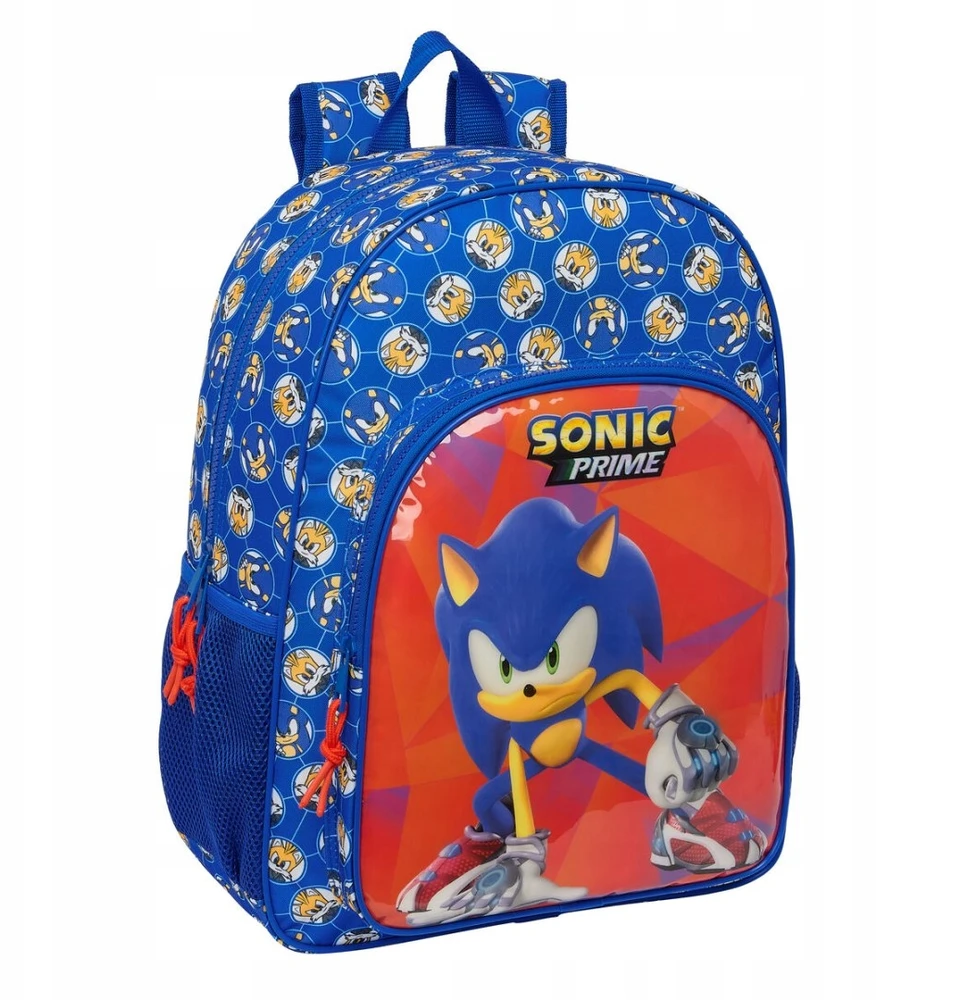 Mokyklinis krepšys Sonic Prime Mėlyna 33 x 42 x 14 cm