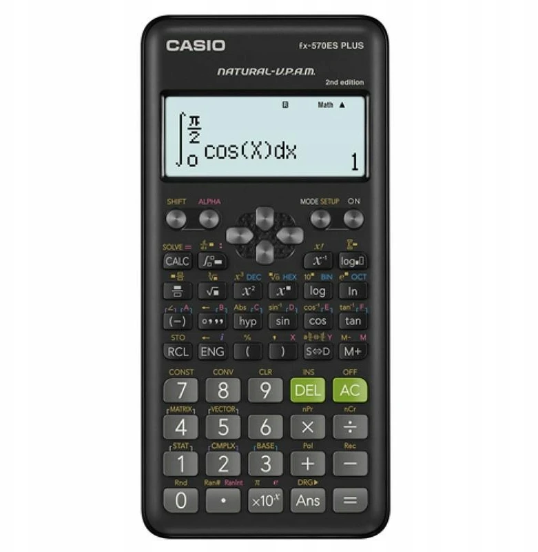 Mokyklinis skaičiuotuvas Casio Fx 570 Es Plus