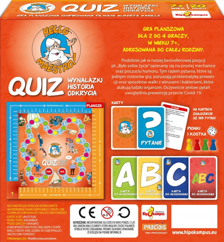 MOKYMASIS stalo žaidimas Once Upon a Lifetime: Hello Maestro Quiz Hippocampus