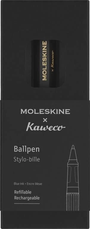 Moleskine x Kaweco Perkeo tušinukas, juodas