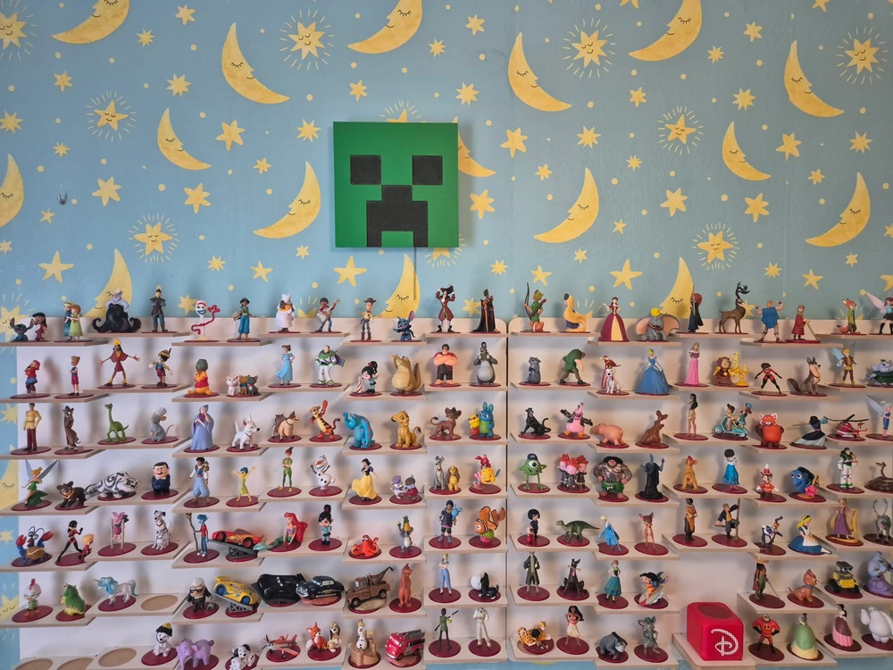 Moliland Lampka nocna Minecraft Creeper LED na baterie do pokoju dziecka