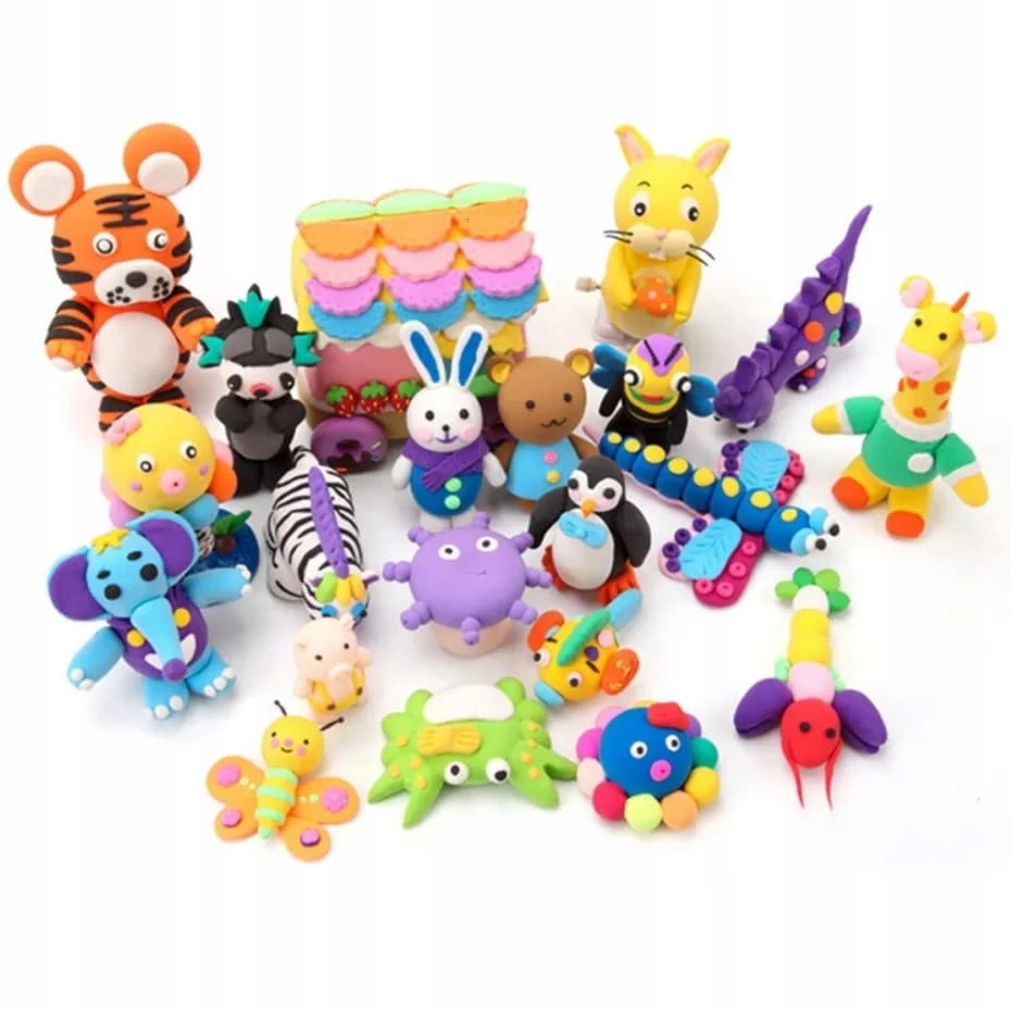 Bigtoys Molio putplastis 24 spalvų Sensory Play tešlos vaikams rinkinys