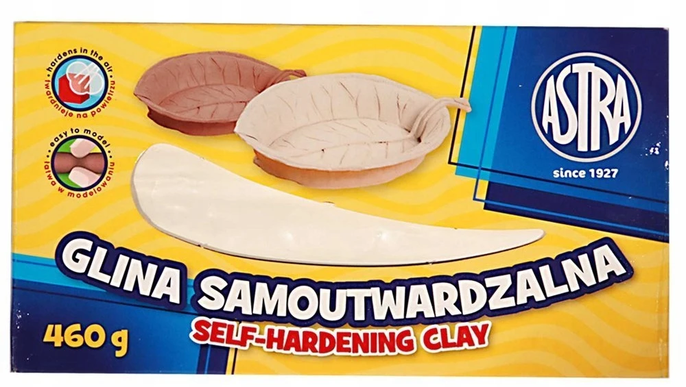 Molis kietėjantis ore Astra 460 g, baltas