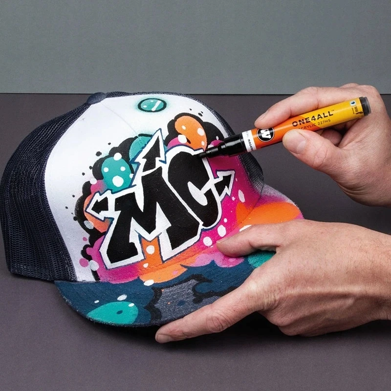 Molotow One4all 127hs Hot Set akriliniai markeriai, 6 vnt.