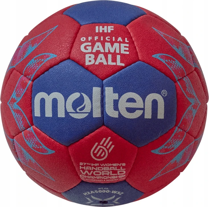 H2A5000-W5Z Molten 5000 IHF PRO 2025 m. Moterų pasaulio rankinio čempionato kamuolys Molten