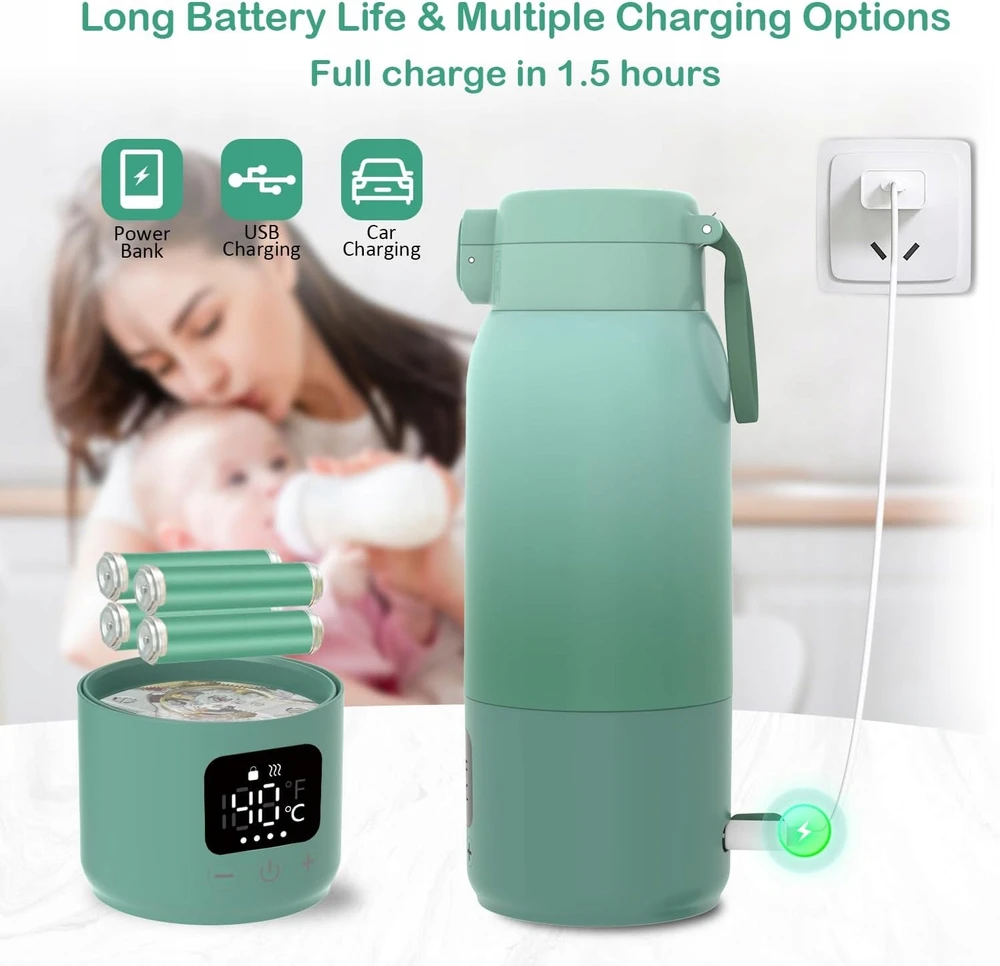Momcozy Yansoo Bottle Milk Warmer greitas LCD ekranas