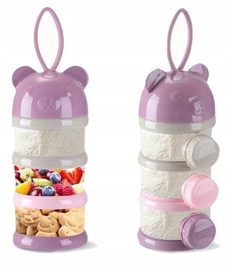 Mommy Bag konteineris Teddy bear pieno formulei, rožinis