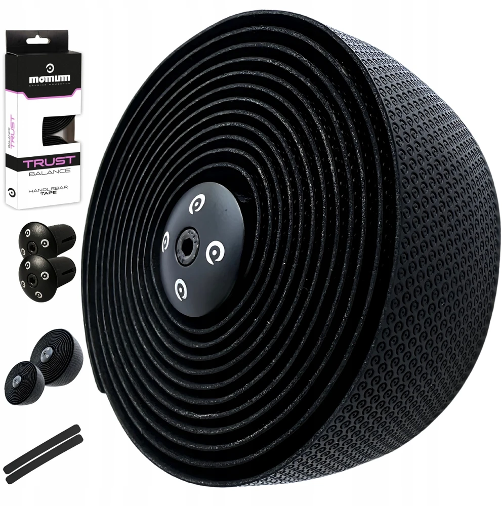 MOMUM TRUST Balance dviračio vairo juosta 2,5 mm Juoda