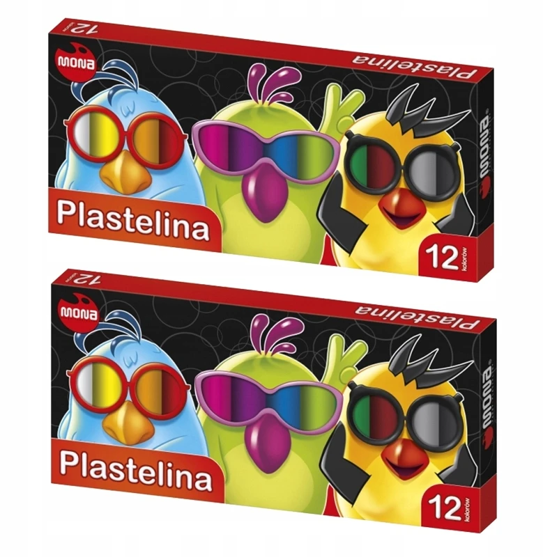 Lean School plastilinas, 12 spalvų MONA