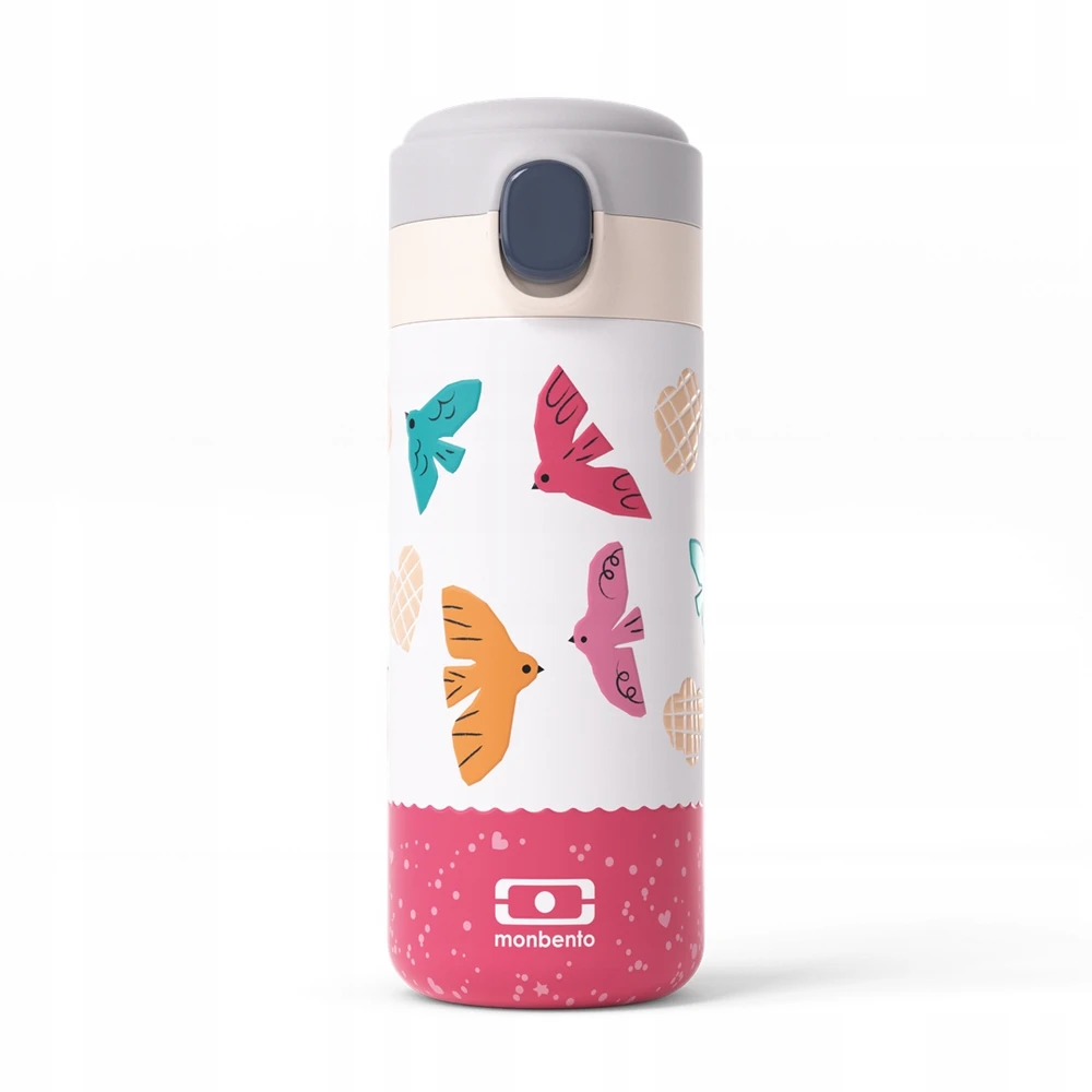 Monbento Graphic Birds termos butelka 360ml