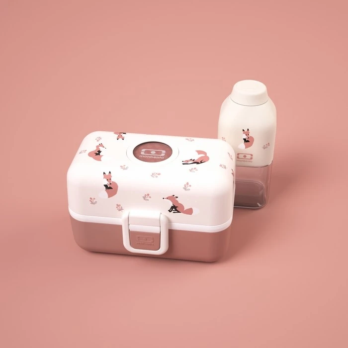 Monbento Tresor "cinnamon Fox" rinkinys: maisto dėžutė ir gertuvė