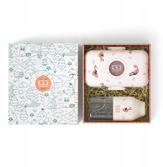 Monbento Tresor "cinnamon Fox" rinkinys: maisto dėžutė ir gertuvė