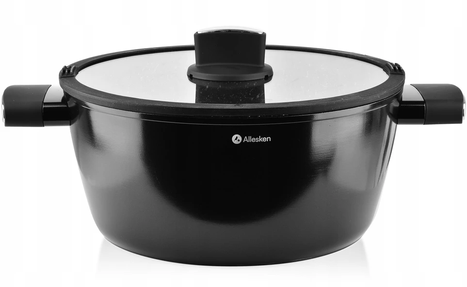 Mondex Indukcinis puodas 28cm 6,7L su nepridegančiu dangteliu virtuvei