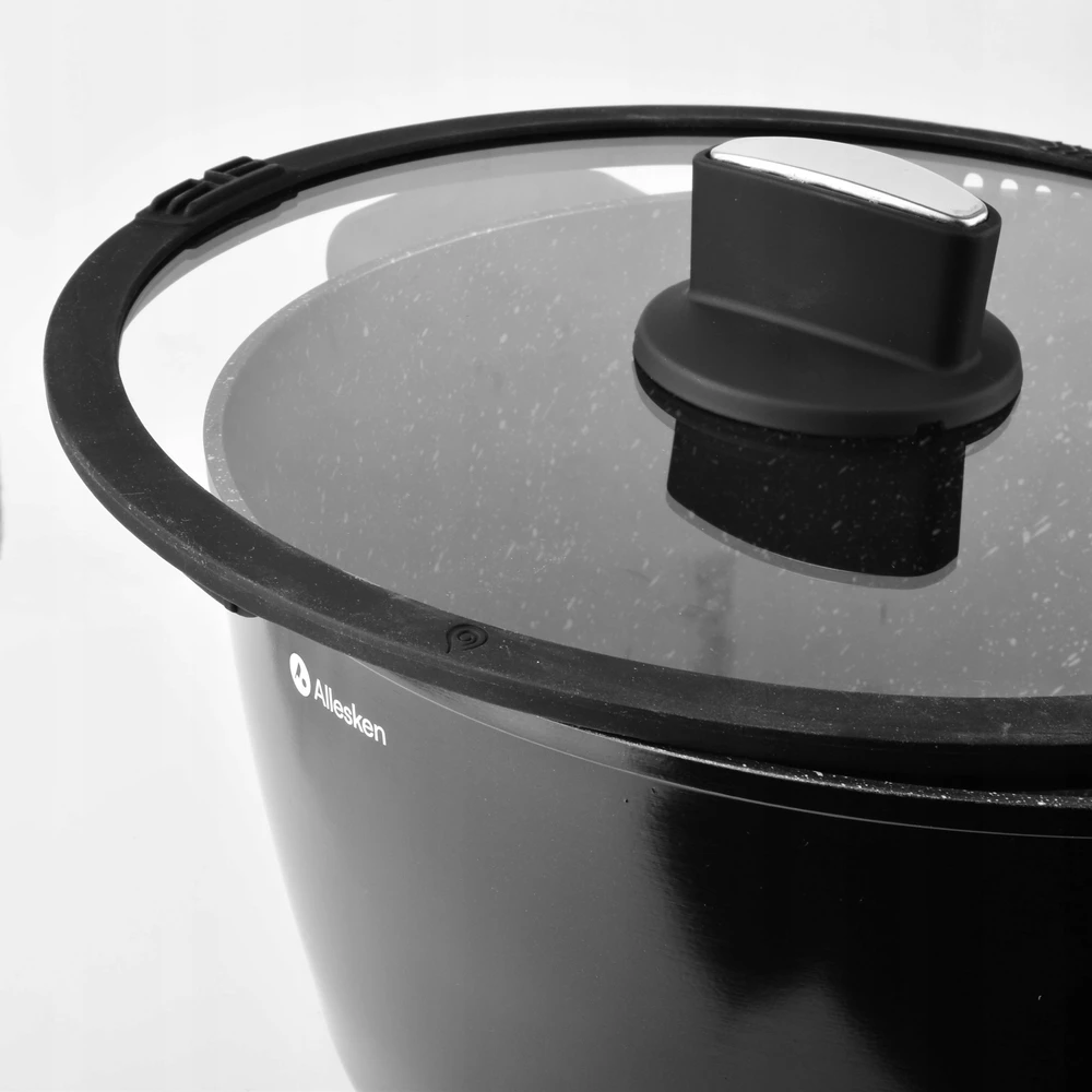 Mondex Indukcinis puodas 28cm 6,7L su nepridegančiu dangteliu virtuvei