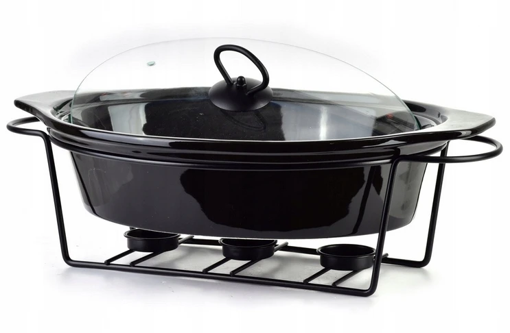 Mondex Juodas OVEL KERAMINIS INDAS SU DANGIU IR Juodas ŠILDYTUVAS 2,6l