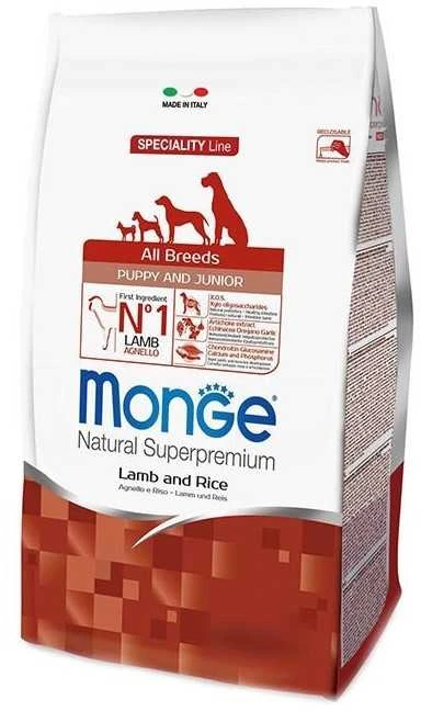 Monge puppy sausas pašaras (su ėriena ir ryžiais) 2,5kg