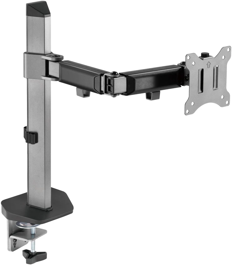 Laikiklis White Shark Baltas Shark Baltas Shark AMENHOTEP I, Desktop Mount for 1 Monitorius, Pilkas (GMS-3204)