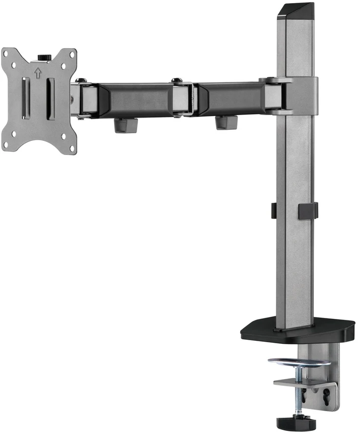 Laikiklis White Shark Baltas Shark Baltas Shark AMENHOTEP I, Desktop Mount for 1 Monitorius, Pilkas (GMS-3204)