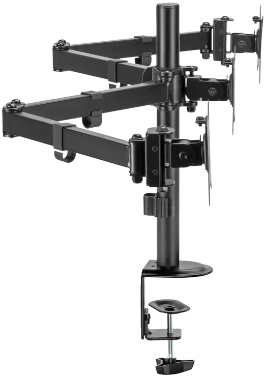 Monitorių laikiklis Sbox LCD-352/3-2 (13-27/3x9kg/100x100)
