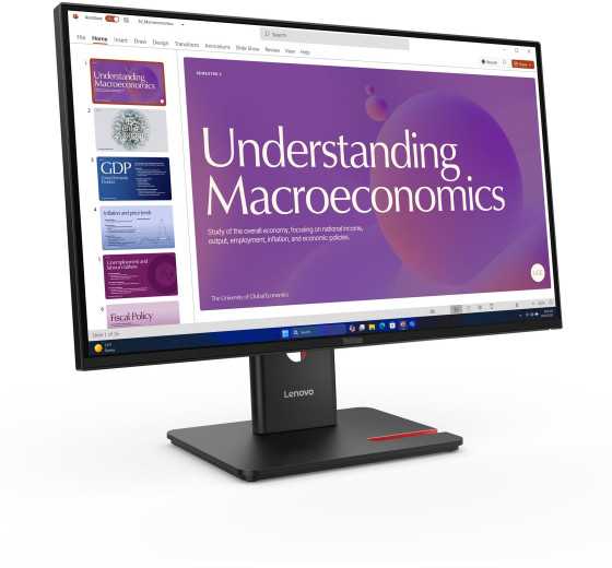 Monitorius Lenovo | ThinkVision T24D-40 | 23.8 " | IPS | 16:9 | 120 Hz | 4 ms | 1920 x 1080 pikselių | 250 cd/m² | HDMI jungtys quantity 1 | Eclipse Juodas