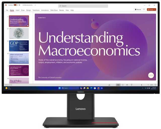 Monitorius Lenovo | ThinkVision T24D-40 | 23.8 " | IPS | 16:9 | 120 Hz | 4 ms | 1920 x 1080 pikselių | 250 cd/m² | HDMI jungtys quantity 1 | Eclipse Juodas