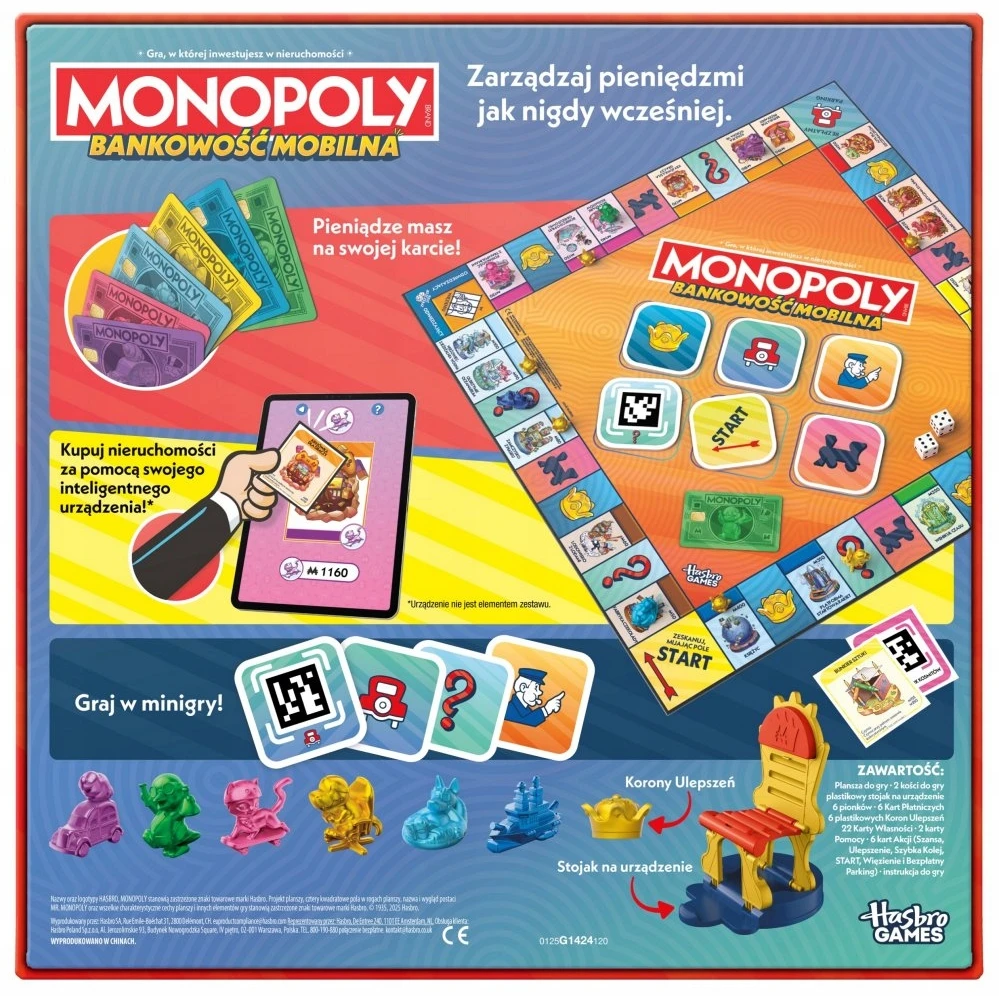 Monopoly Banking mobilusis stalo žaidimas Hasbro