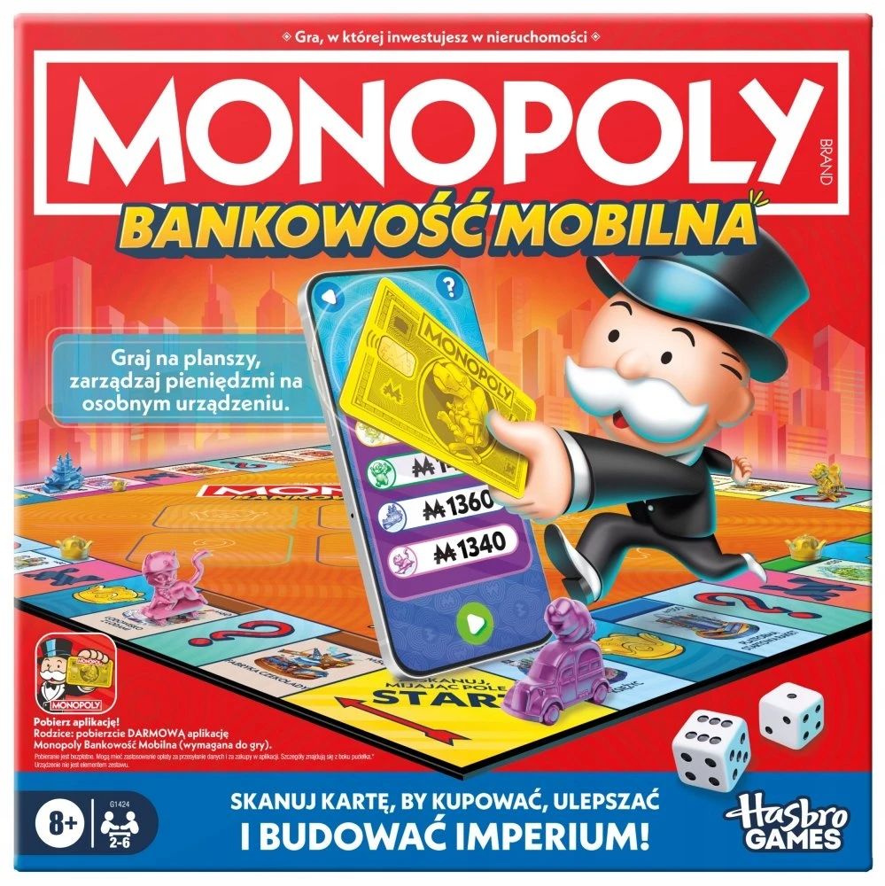 Monopoly Banking mobilusis stalo žaidimas Hasbro