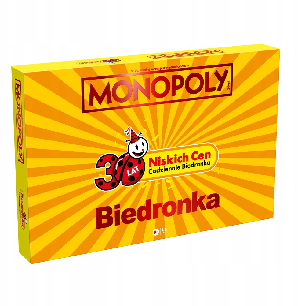 Micel MONOPOLY BIEDRONKA STO ŽAIDIMAS RIBOTAS JUbiliejaus KOLEKCIJA