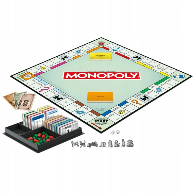 Monopoly Classic Refresh žaidimas Lenkiška versija Hasbro G0009