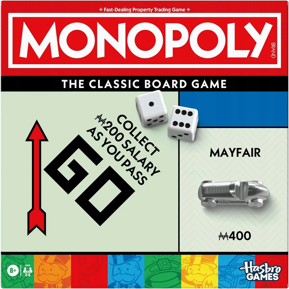 MONOPOLY CLASSIC (Stalo ŽAIDIMAS)