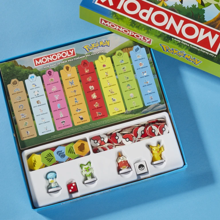 „Hasbro Monopoly Pokémon“ stalo žaidimas (lenkų kalba)