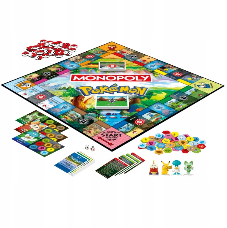 „Hasbro Monopoly Pokémon“ stalo žaidimas (lenkų kalba)