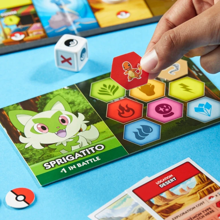 „Hasbro Monopoly Pokémon“ stalo žaidimas (lenkų kalba)