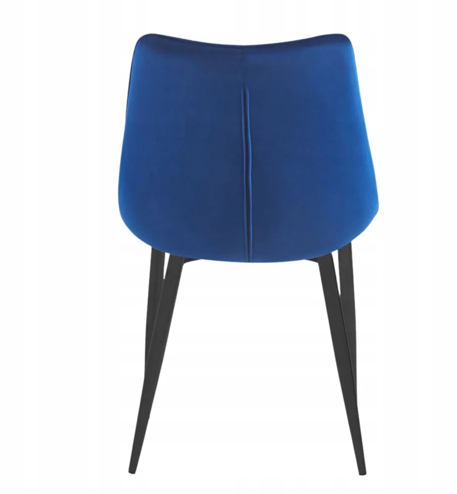 Monovo Minkšta kėdė lofto svetainei Dygsniuotas Velvet Tamsiai mėlynas CHIC Velvet