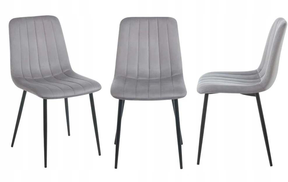 Monovo Minkšta kėdė svetainei Modern Loft Velvet Pilkas Velvet ORITE